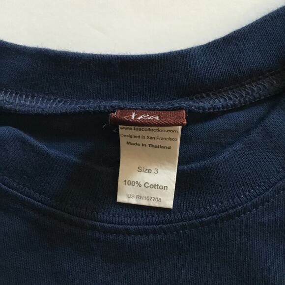 Tea Collection navy Viking ship tee - Picture 3 of 5